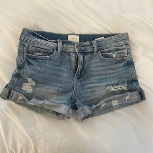Mid rise size 27 denim shorts